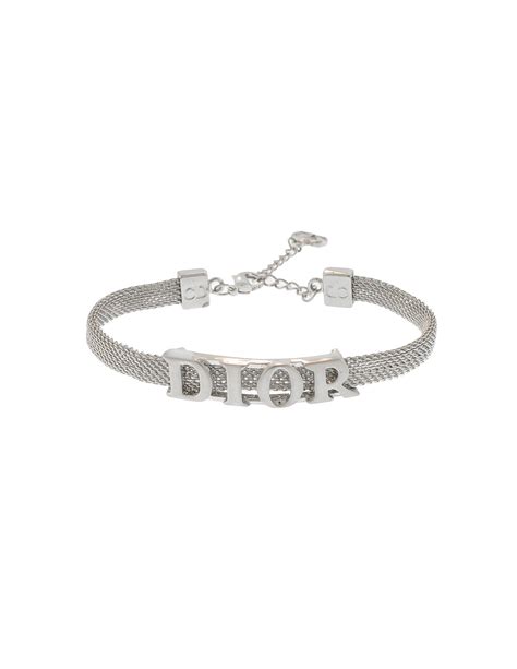 vintage dior bracelet silver|christian Dior studded friendship bracelet.